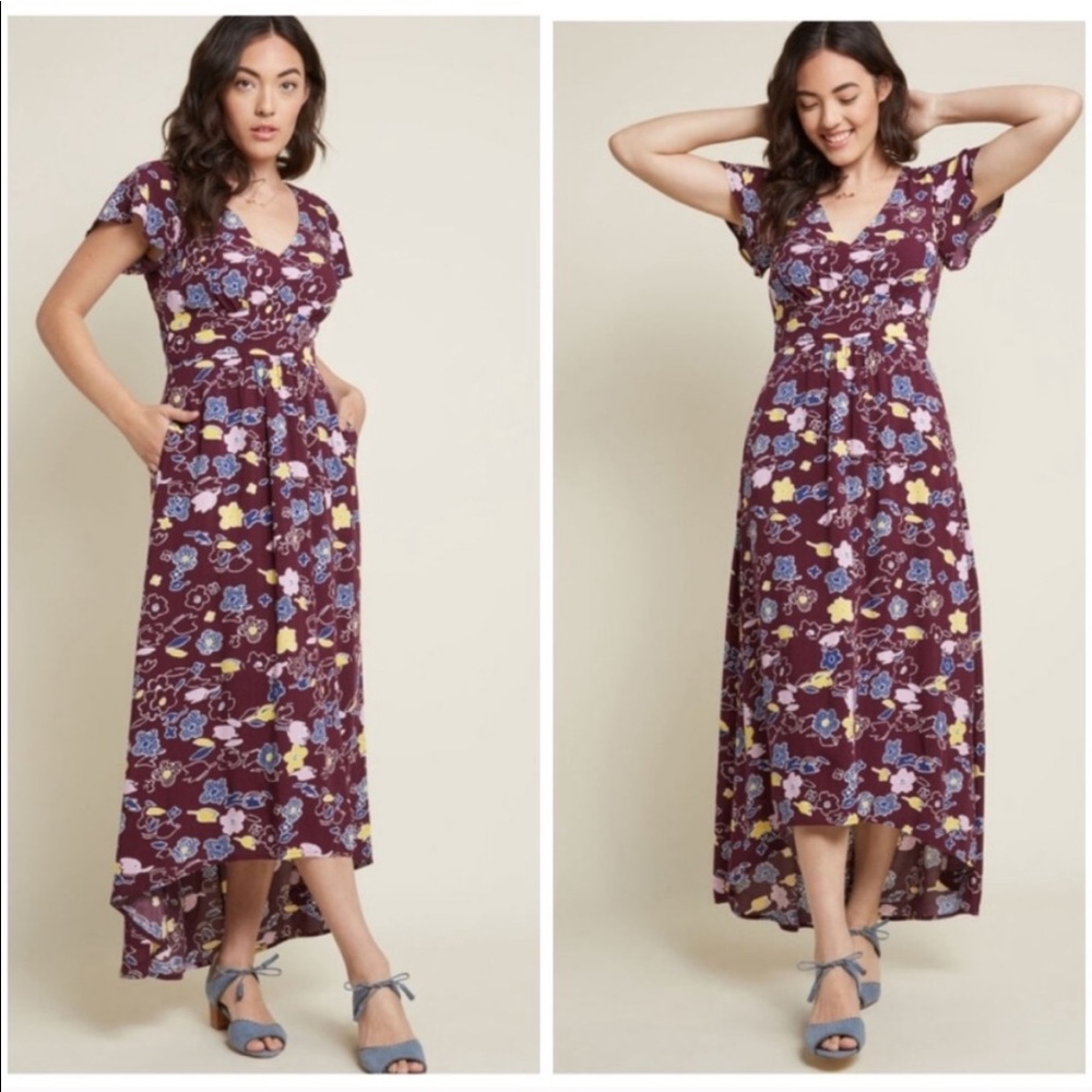 NBW OBO MODCLOTH Floral Maxi Dress - Picture 2 of 13